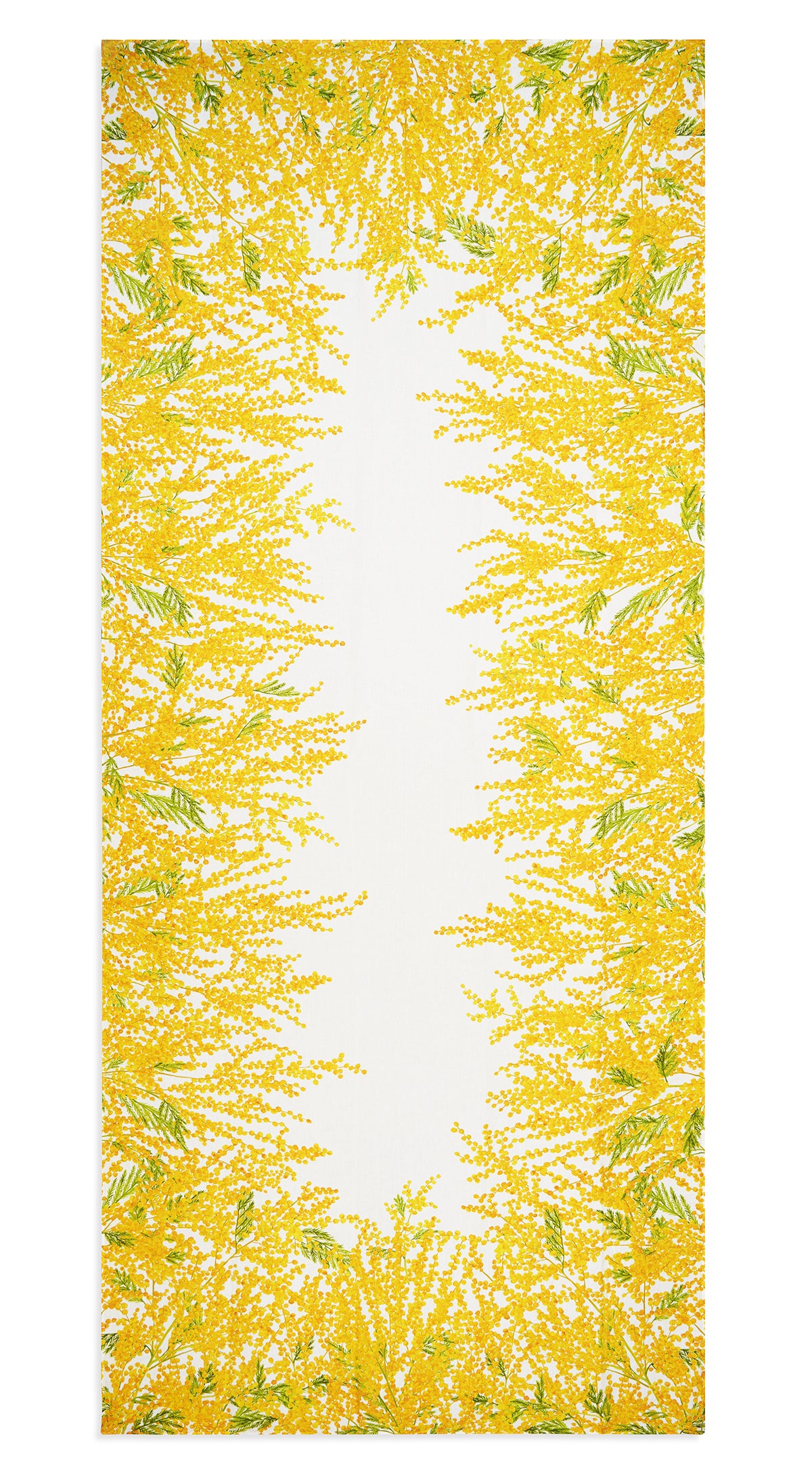 Mimosa Linen Tablecloth - Yellow - 65 x 118"