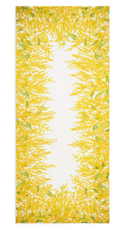 Mimosa Linen Tablecloth - Yellow - 65 x 118"