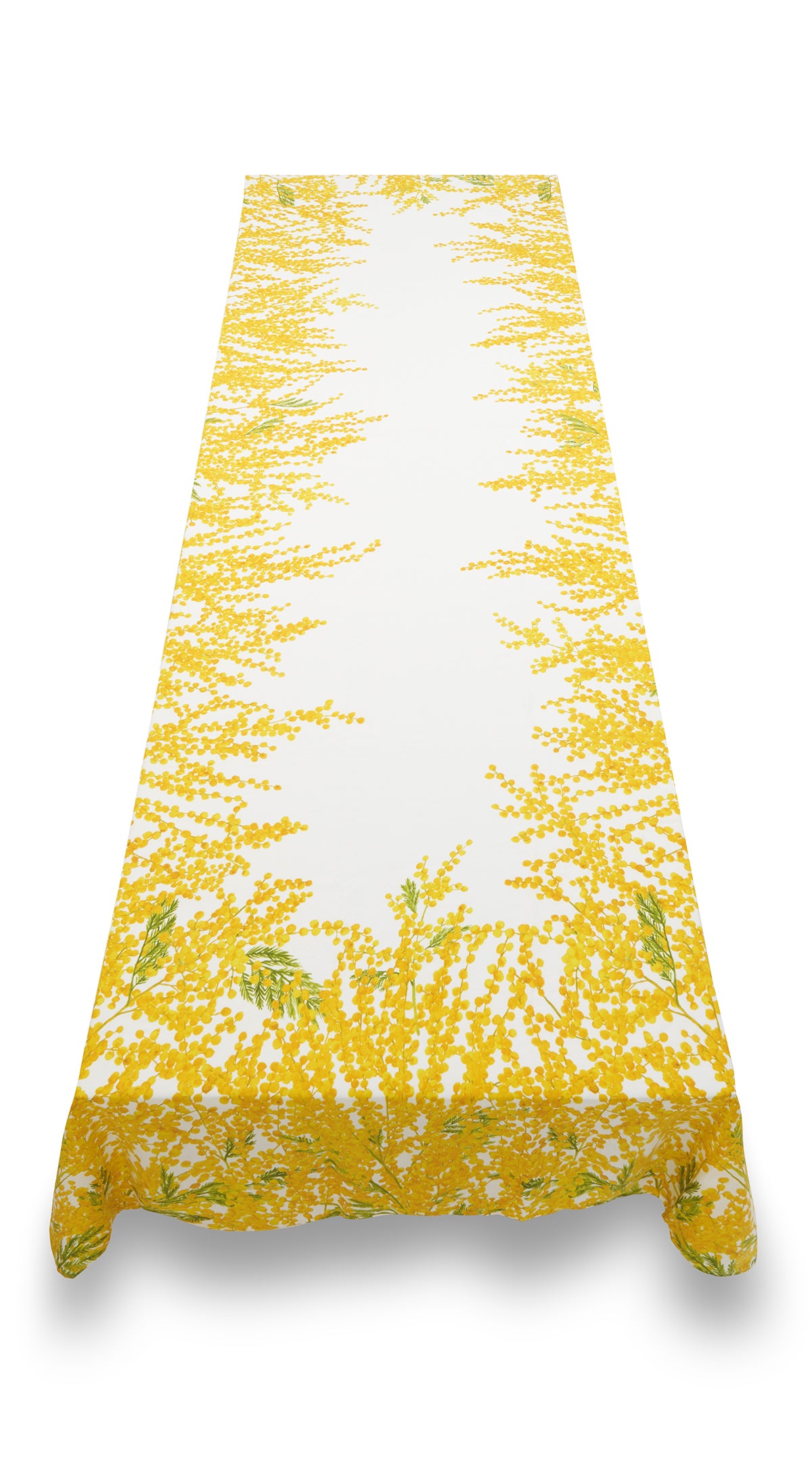 Mimosa Linen Tablecloth - Yellow - 65 x 118"