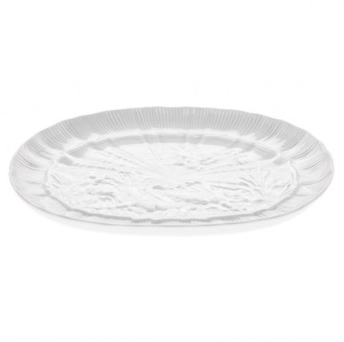 Swan Service White Large Oval Platter 13 1/2"