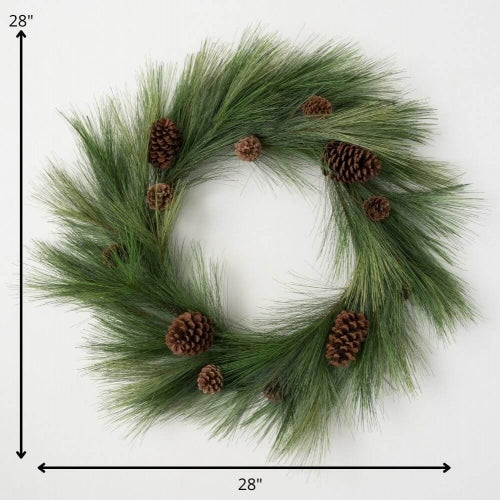 Long Pine Wreath 30"