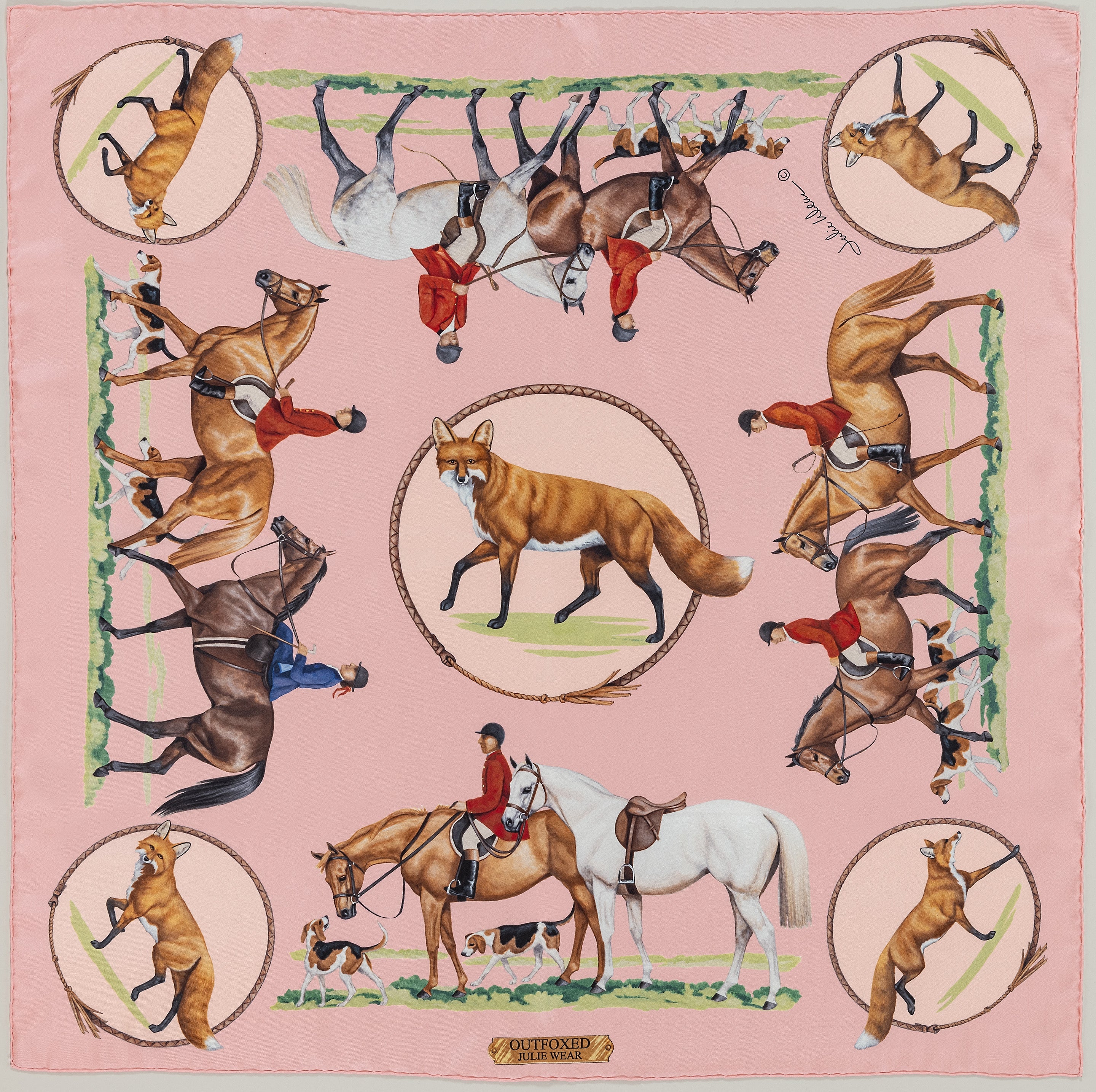 Outfoxed Scarf - Pink