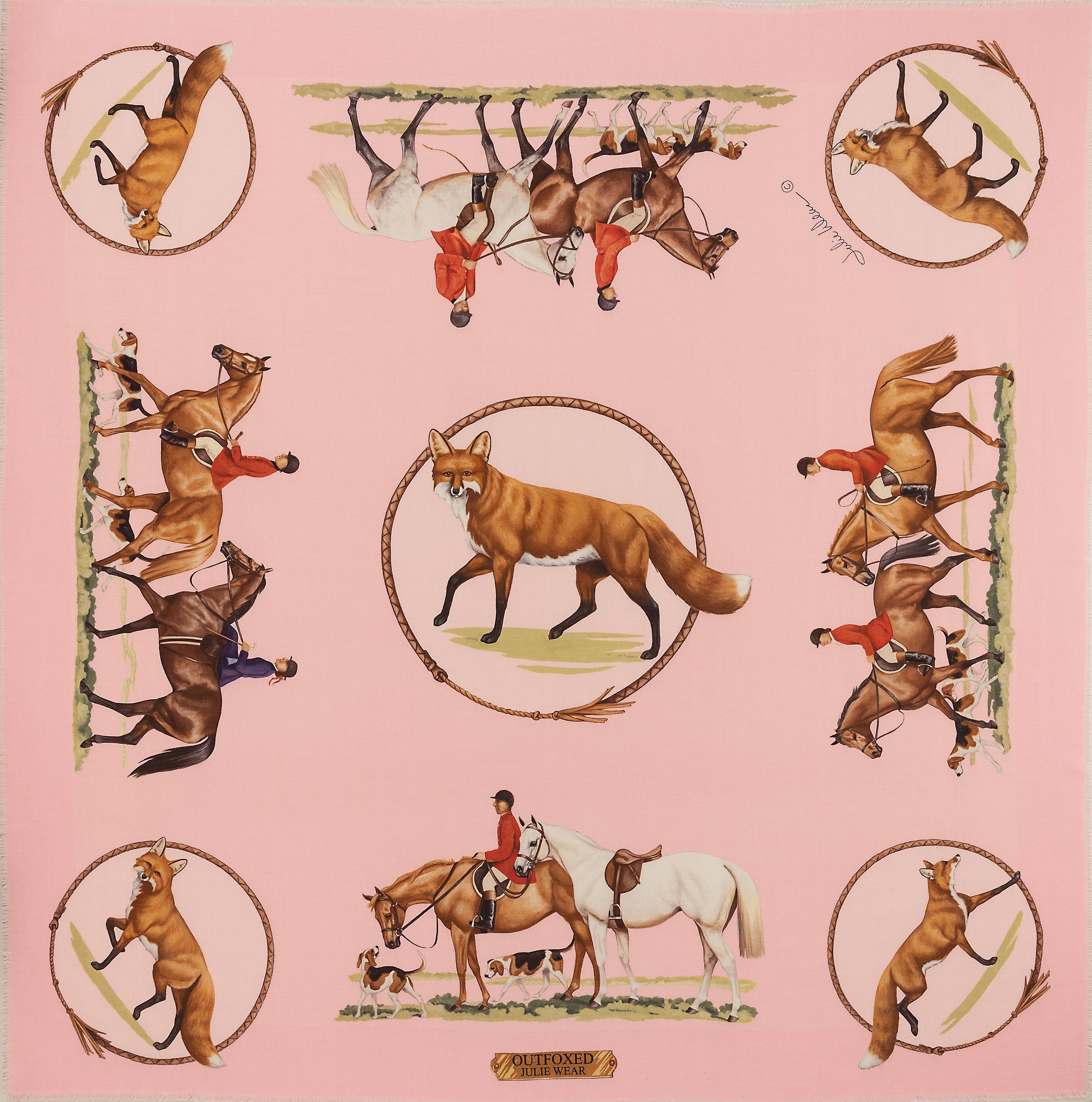 Outfoxed Wrap - Pink