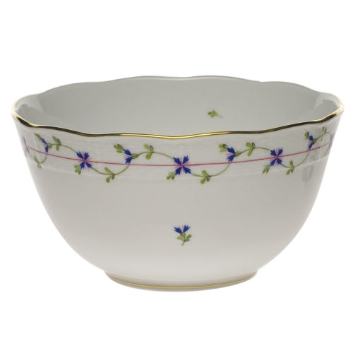 Blue Garland Round Bowl