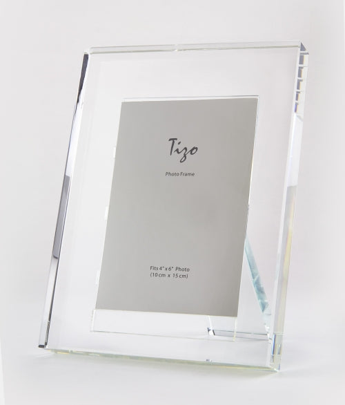 Plain Crystal 4x6 Frame