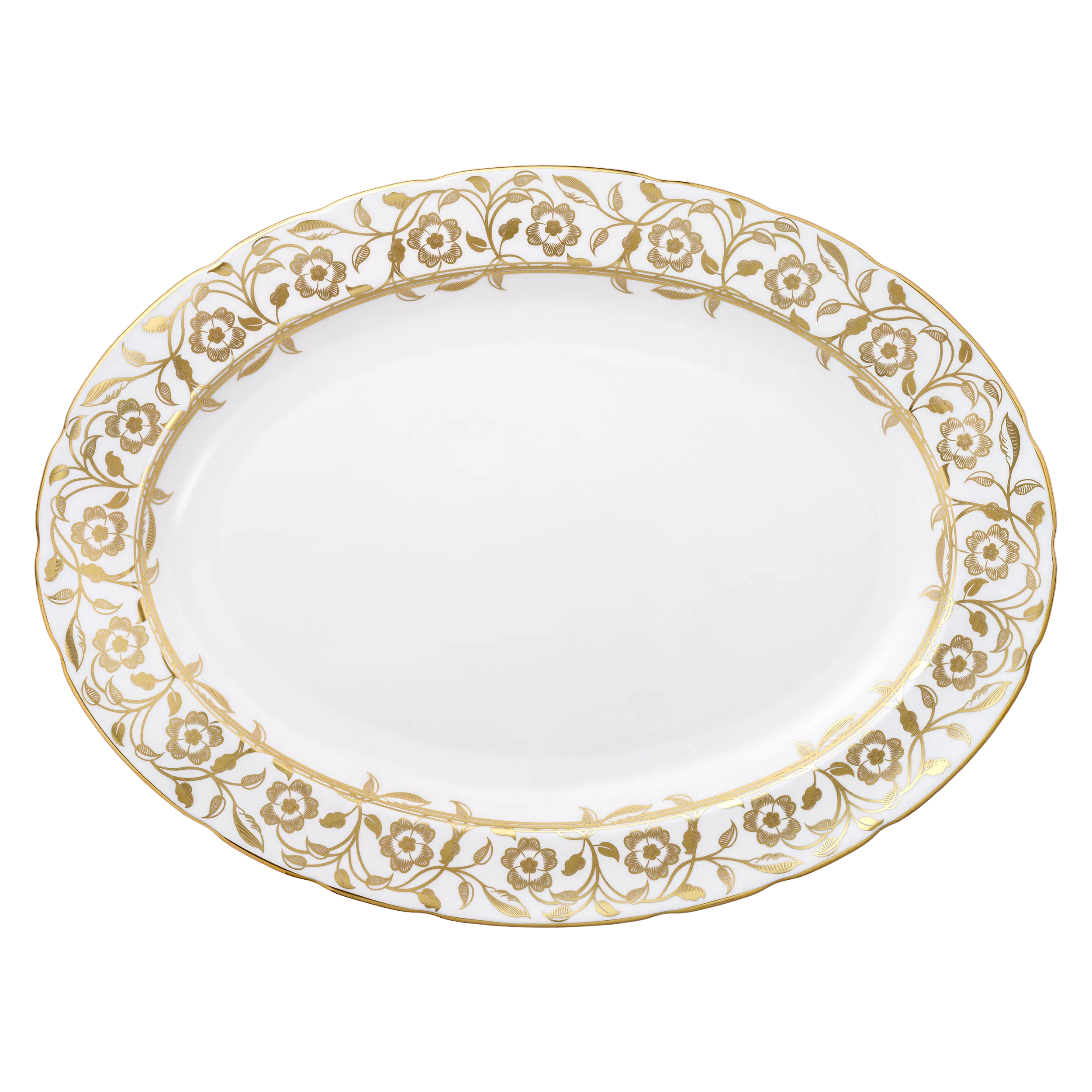 Primrose White Oval Dish - Large - 14.75"