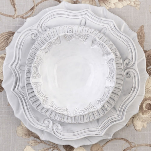 Incanto White Stripe Salad Plate