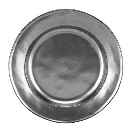 Pewter Stoneware Dessert or Salad Plate