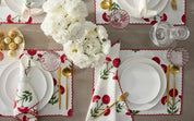 Gisele Placemat, Set of 4 - Scarlet