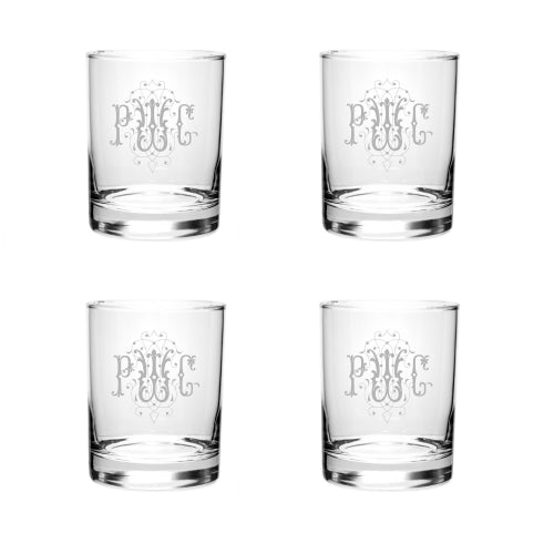 LVH Double Old Fashioned, Set of 4