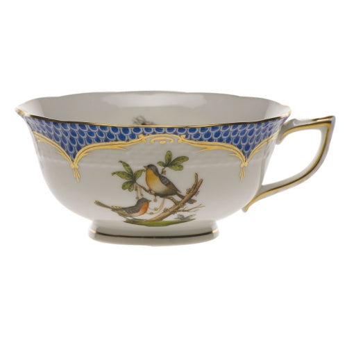 Rothschild Bird Blue Border Tea Cup - Motif #8