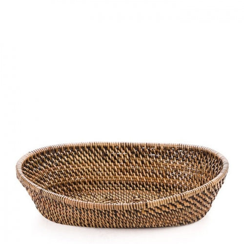 Rattan Small Oval Breadbasket 15"