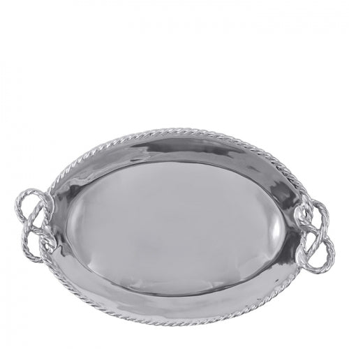 Rope Oval Serving Tray 17"