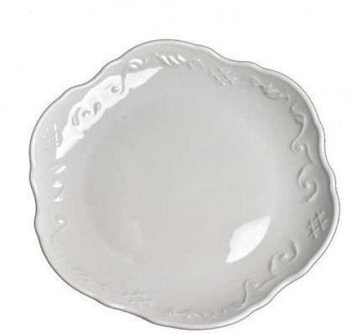 Simply Anna White Bread and Butter Plate