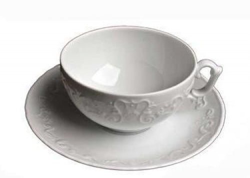 Simply Anna White Tea Cup Saucer