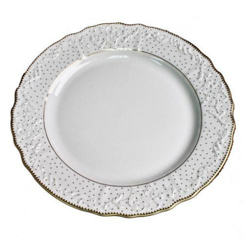 Simply Anna Polka Gold Dinner Plate