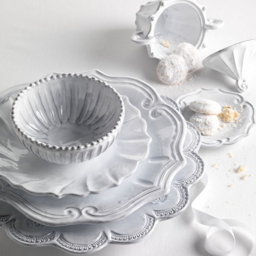 Incanto White Ruffle Salad Plate