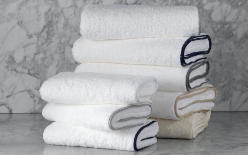 Cairo Bath Towel - White