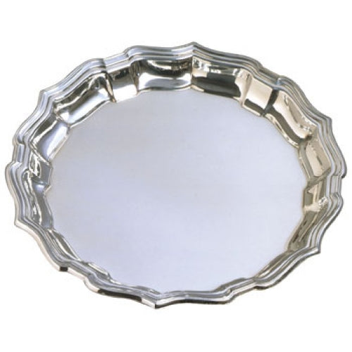 Chippendale 12" Pewter Tray