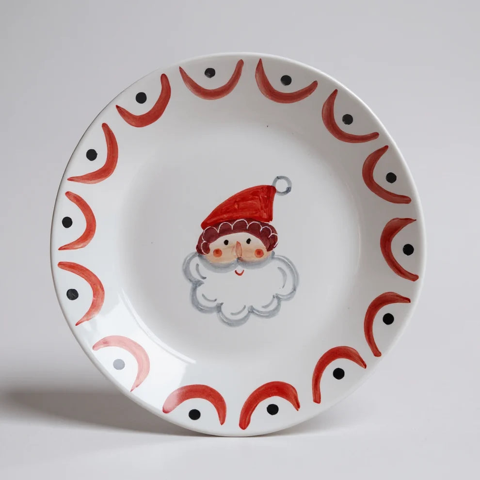 Santa - Salad (Dessert) Plate