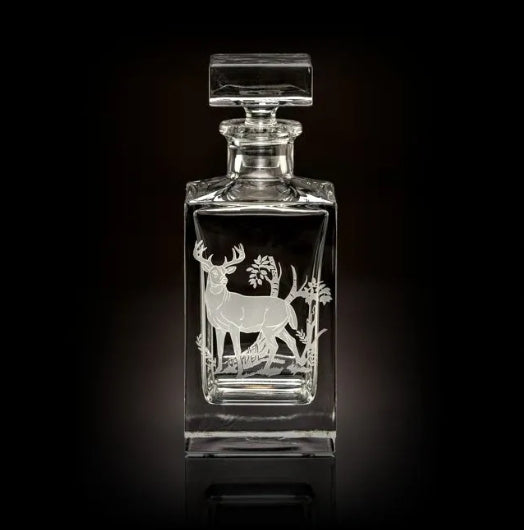 American Wildlife White Tail Buck Classic Decanter