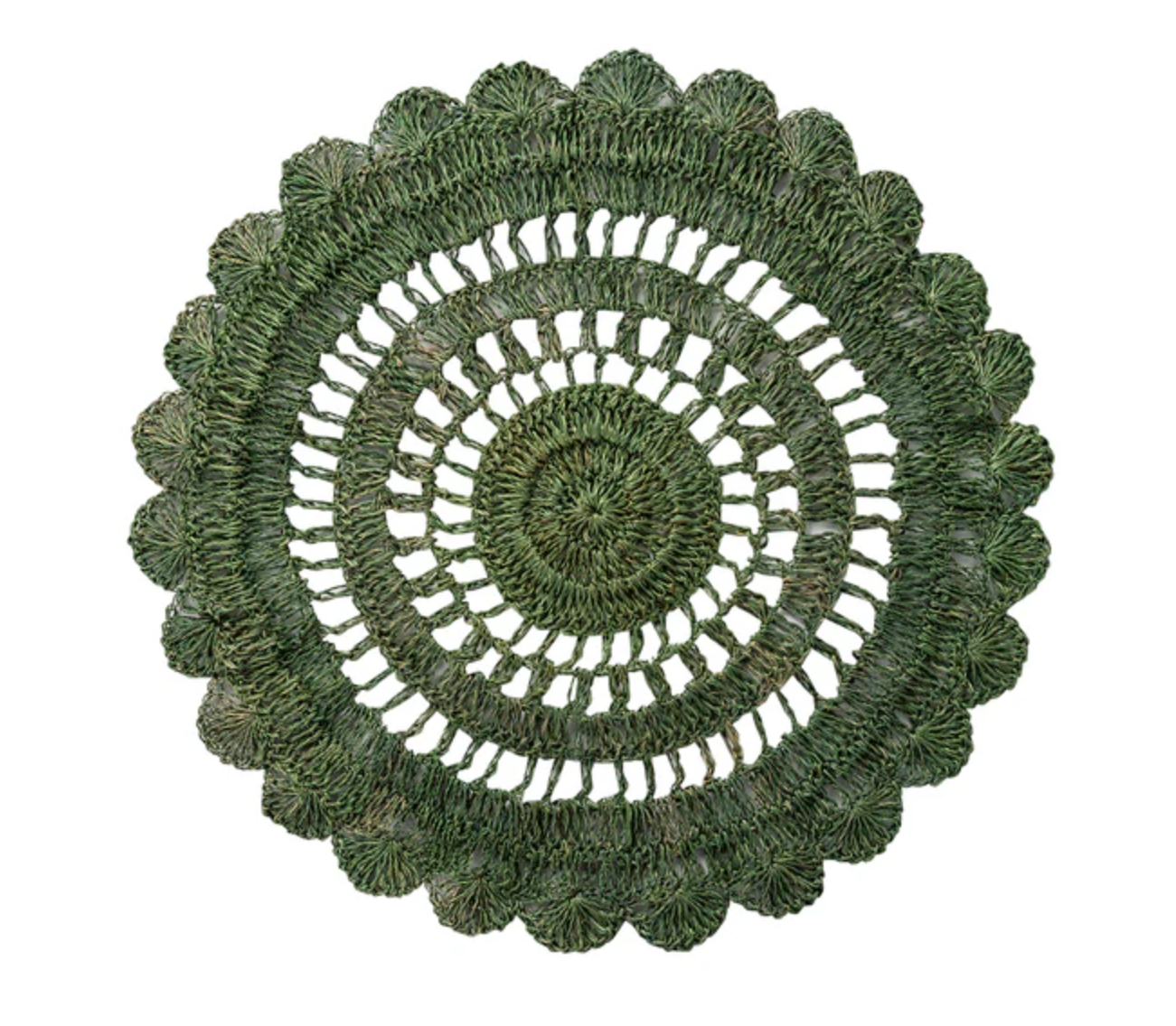 Macrame Placemat - Green