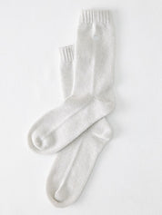 Sleeping Socks with Embroidered Heart, Boxed Pair