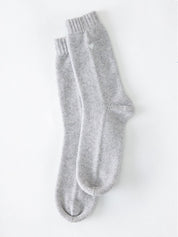 Sleeping Socks with Embroidered Heart, Boxed Pair