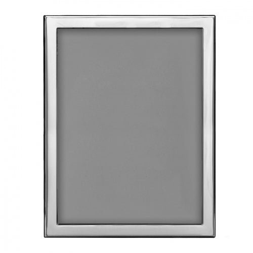 Flat Plain Sterling Silver 8x10 Frame