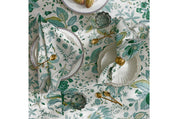 Pomegranate Linen Napkin Set of 4 - Emerald