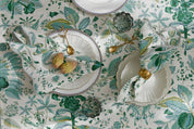 Pomegranate Linen Napkin Set of 4 - Emerald