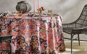 Magic Mountain Linen Napkins - Set of 4 - Chocolate Persimmon - 22 x 22"