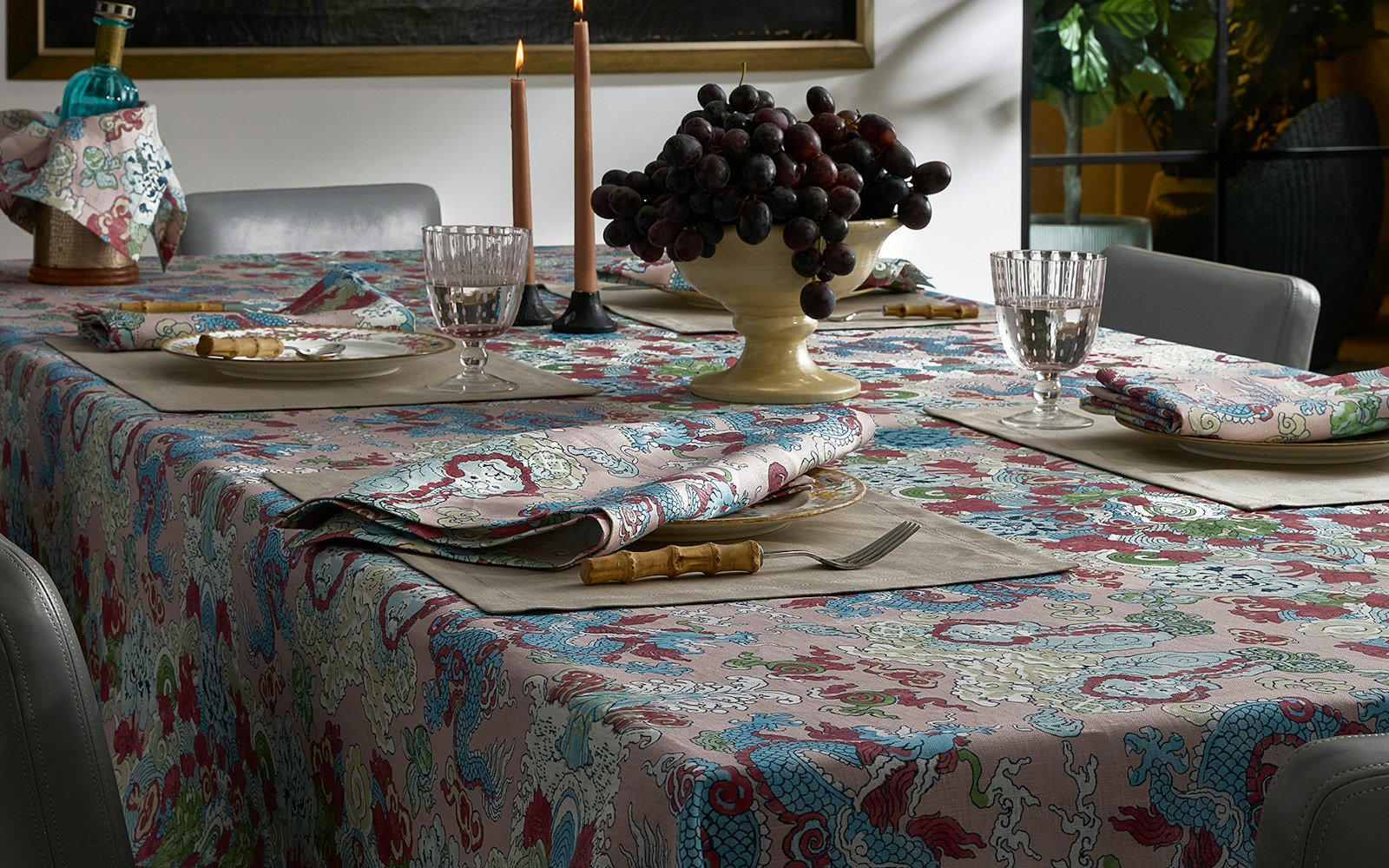Magic Mountain Linen Napkins - Set of 4 - Paradise - 22 x 22"