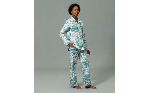 Luca Pajama Set, Large - Sea