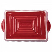 Italian Bakers Large Rectangular Red Baker