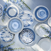 Le Panier White/Delft Dessert/Salad Plate