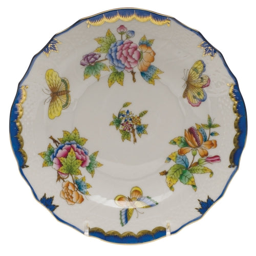 Queen Victoria Blue Salad Plate