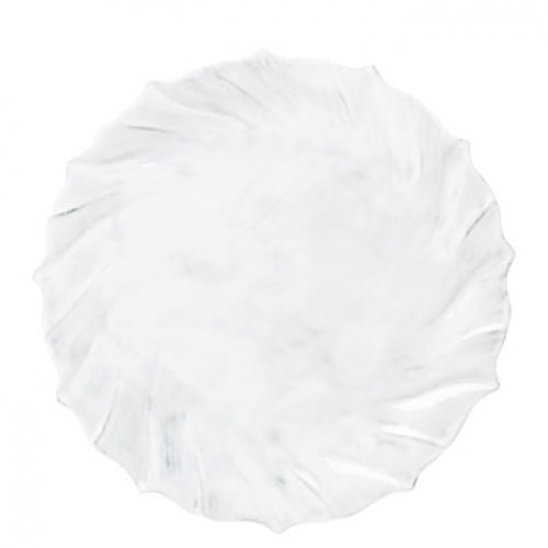 Incanto White Ruffle Dinner Plate