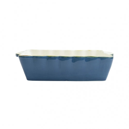 Italian Bakers Medium Rectangular Blue Baker