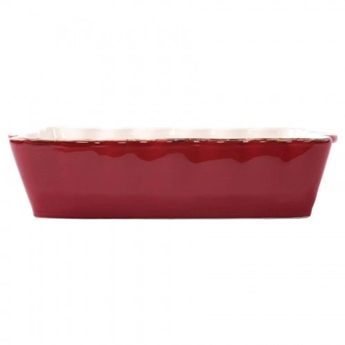 Italian Bakers Large Rectangular Red Baker | L.V. Harkness, Lexington, KY