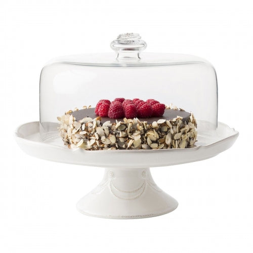 Berry & Thread Whitewash 14" Cake Stand