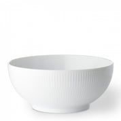 White Fluted Bowl, 3 Cups