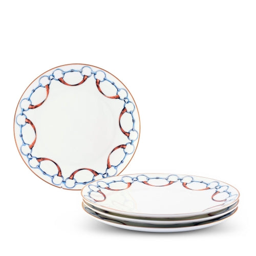 WELLINGTON BIT PATTERN BONE CHINA ROUND SALAD PLATE