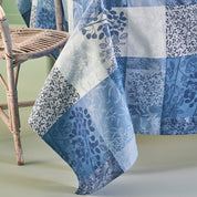 Mille Rameaux Bleu Jacquard Tablecloth