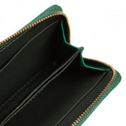 Green Ostrich Skin Card Case