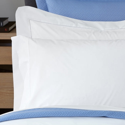 Luca White Standard Pillowcases, Pair