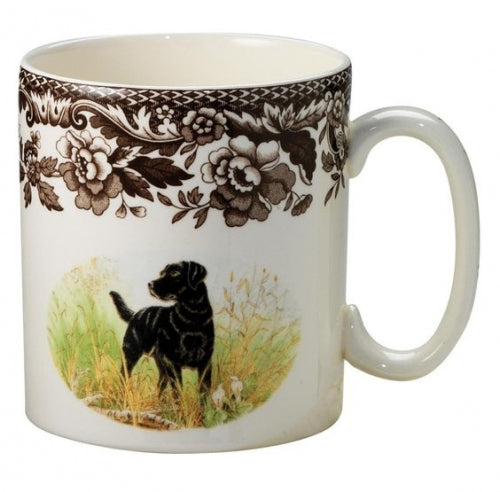 Woodland Black Labrador Mug