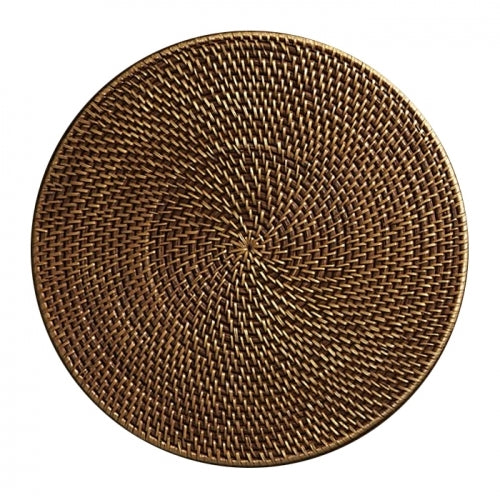 Rattan Round Placemats, Set of 4