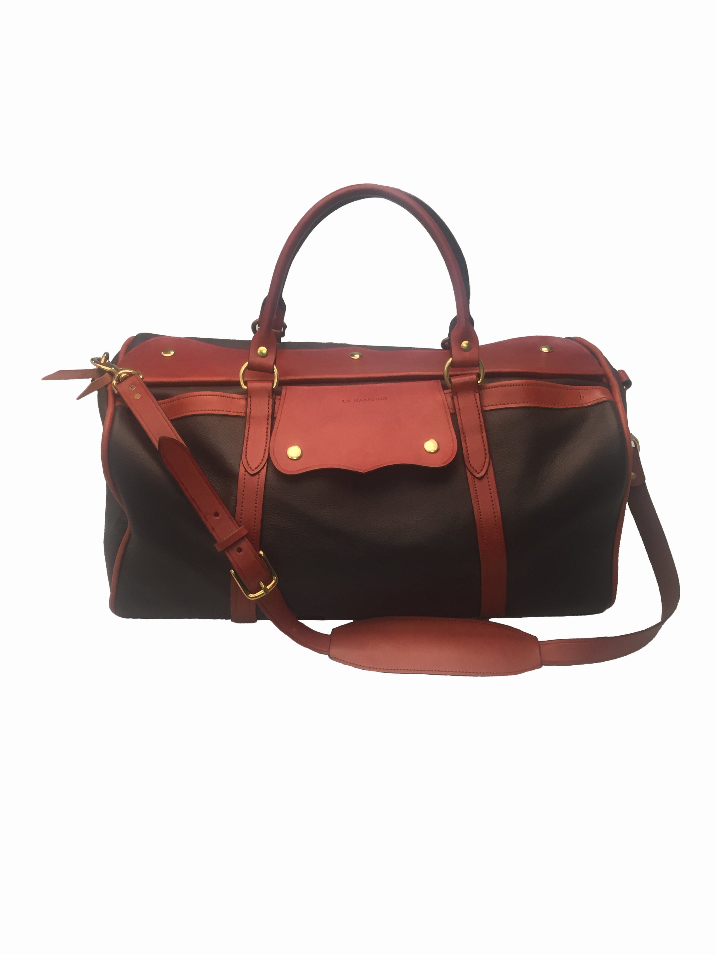 Custom Leather Carry-On Bag