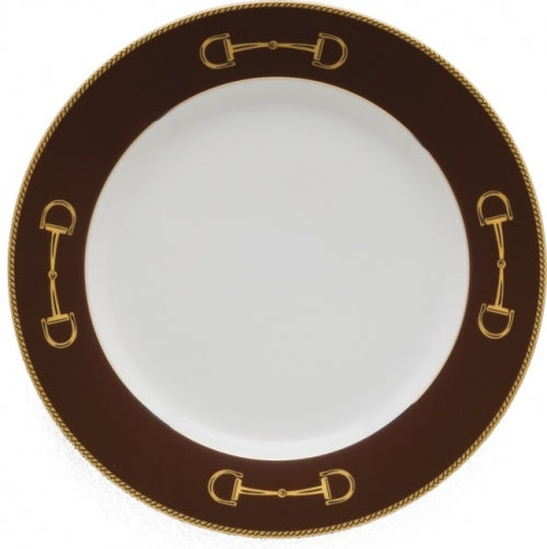 Cheval Chestnut Brown Dinner Plate